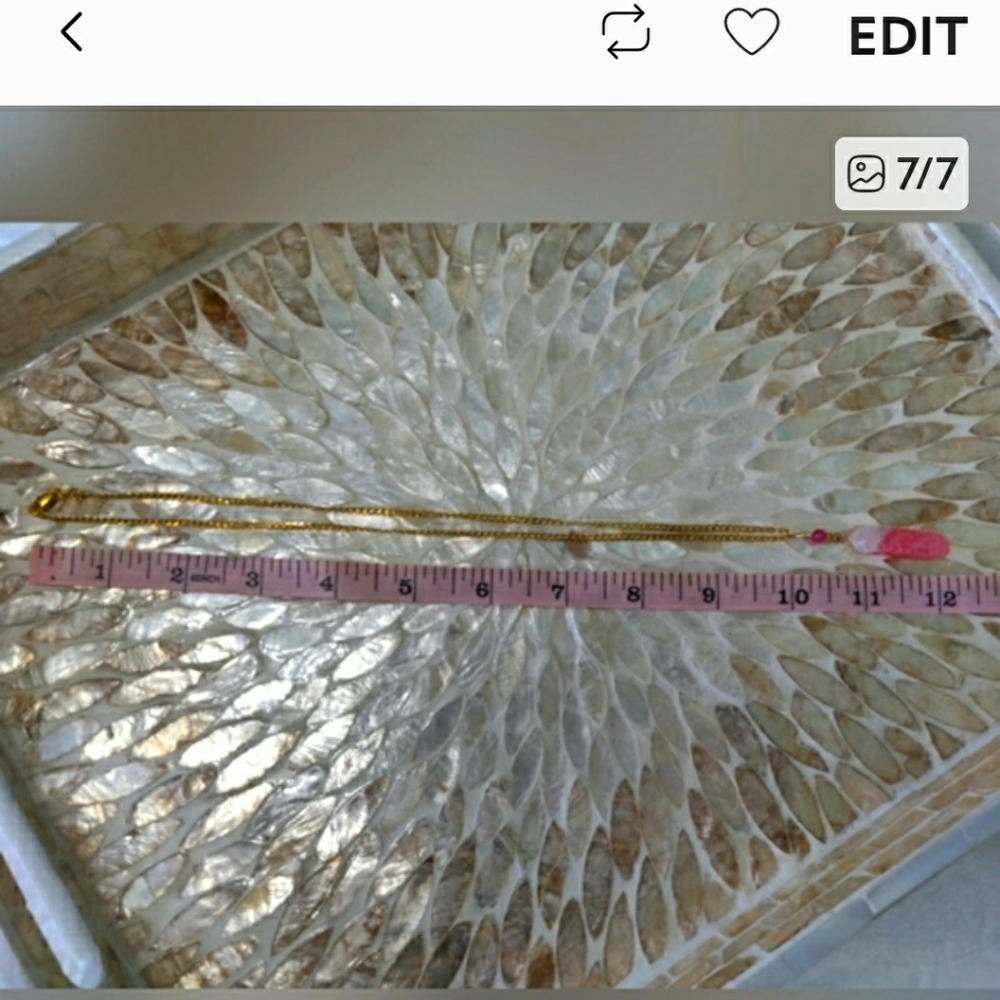 New Raspberry Quartz Necklace. - Picture 7 of 9